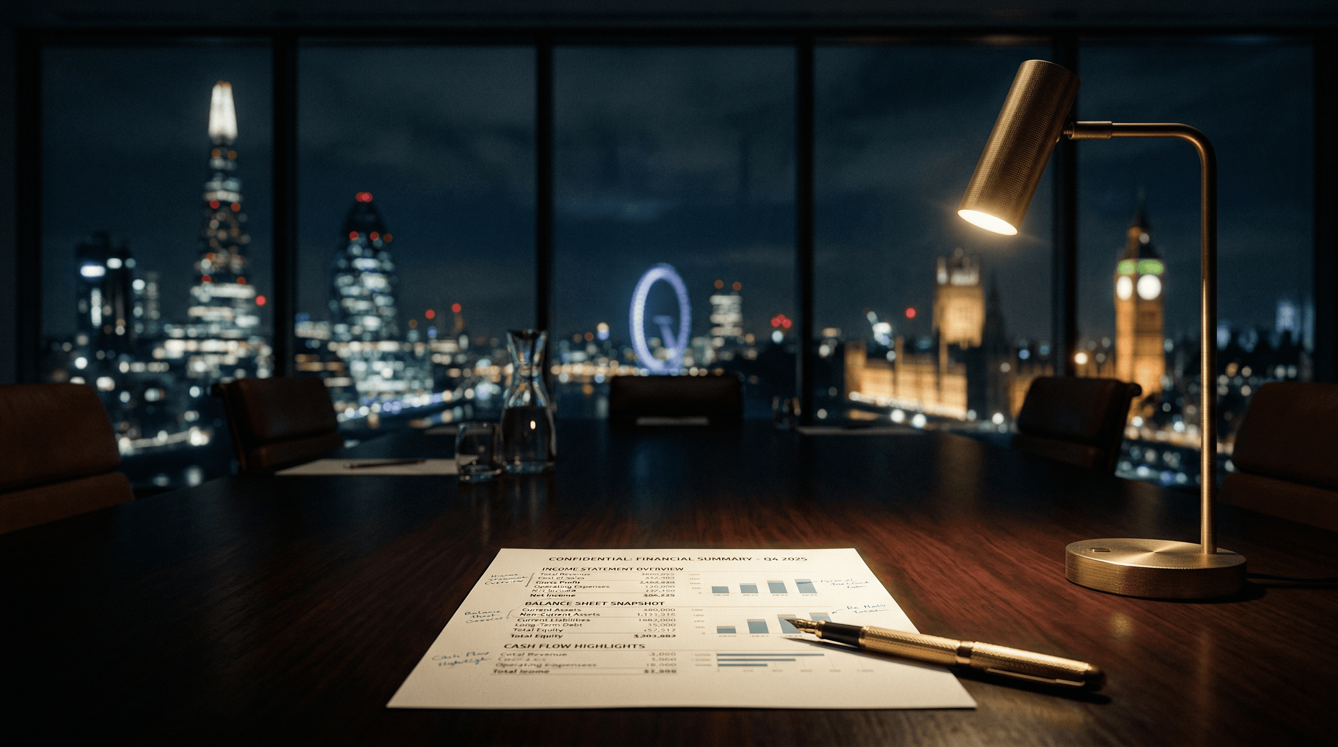 Financial summary showing £70-80K annualised cashflow from the client referral partnerships