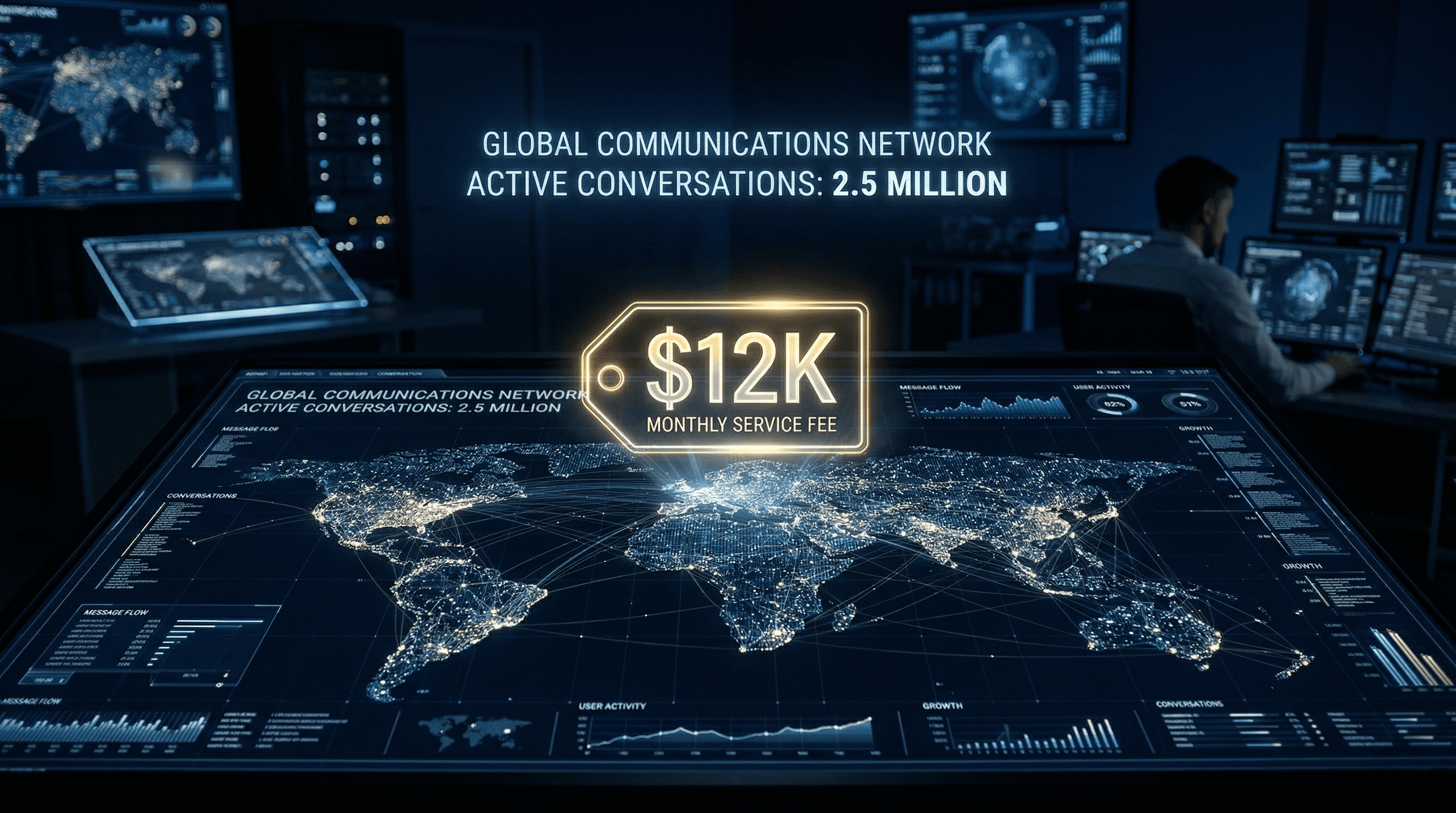 $12K price tag above 2.5 million conversations showing the 200x pricing efficiency of the SmartPrompt acquisition